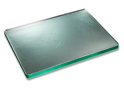 Tischplatte aus Schmelzglas Motiv Aurora F