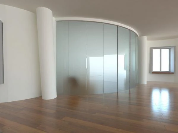 schaltbares Glas matt